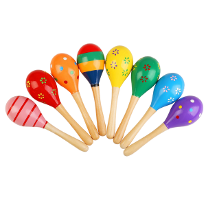 Игрушка музыкальная "Маракасы с картинкой", микс