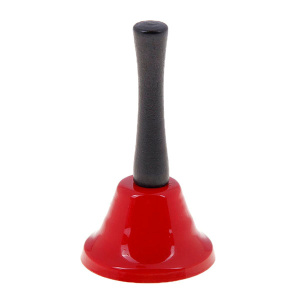 Колокольчик настольный, оранжевый